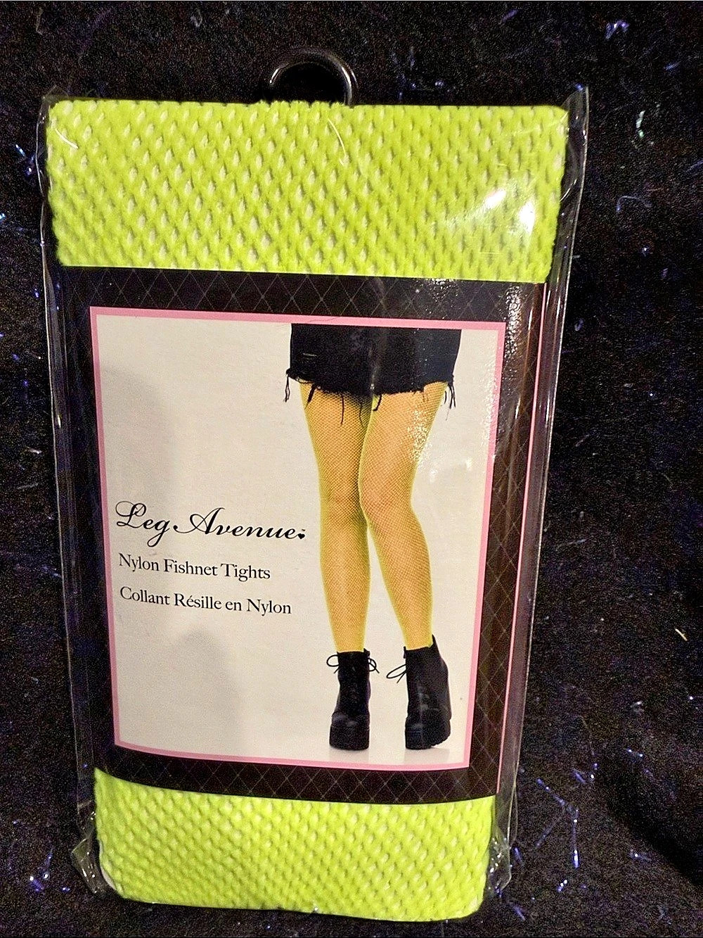 Leg Avenue Nylon Fishnet Tights Green Fishnet Tights NWT